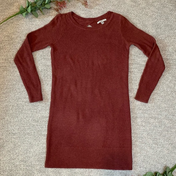 American Eagle Pinkish Orange Sweater Dress - Picture 1 of 8